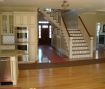 Kitchen Stair Risers with Petals Azul