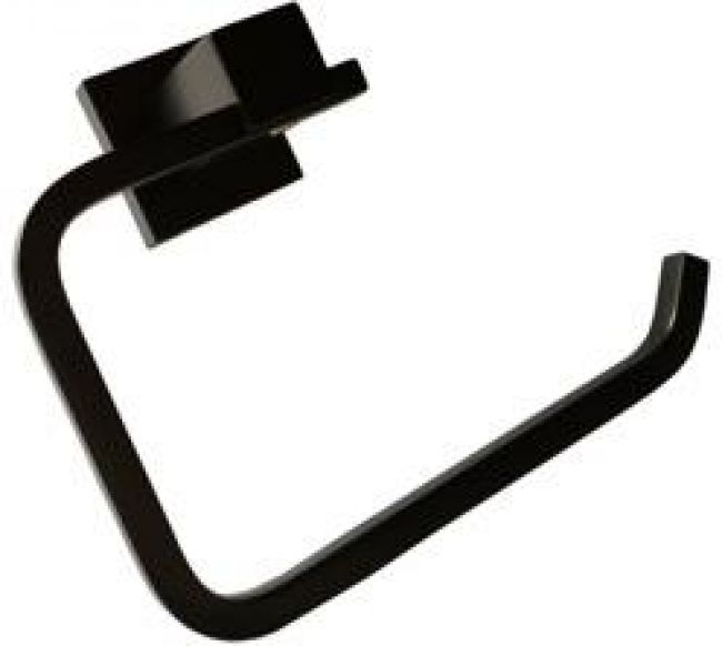 HHH051 Cante Black Toilet Roll Holder